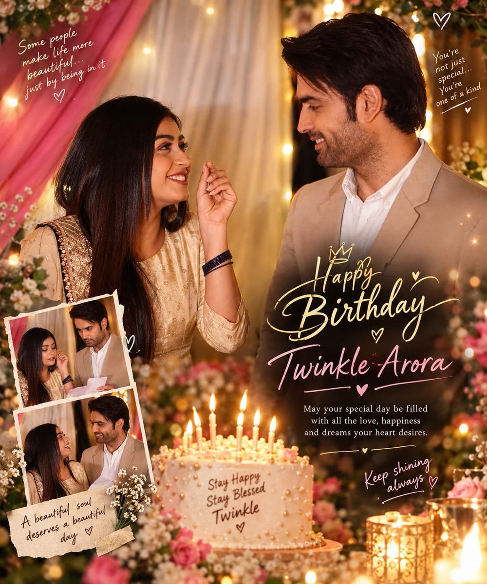 AyatChuhadary's tweet photo. Many Many Happy Returns Of The Day Happy Birthday To #TwinkleAroraO 🎂🎀
#VivianDsena 
#VDians https://t.co/RfATWH1QTw