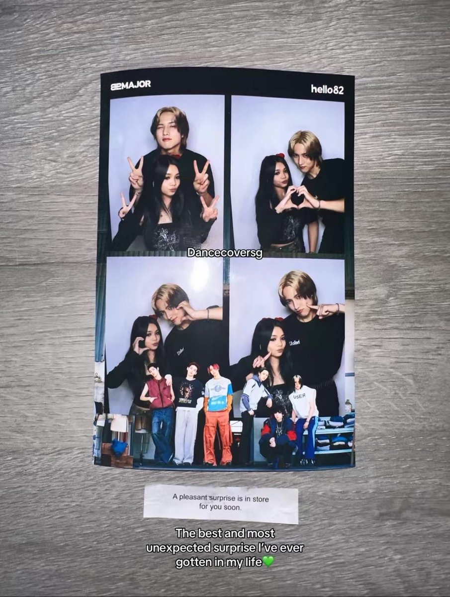 dancecoversg's tweet photo. What’s one of the most unforgettable/luckiest experiences you’ve had with a kpop idol/group? 

(250720) Mine was winning a free photo booth session w/ Seongil from 82major at the hello82 event in LA last year🙏🏻 I still can’t believe it! 

#82major #82de 
#hello82la #etume #etty https://t.co/jwYdJJmKxu