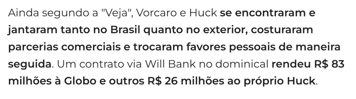 AzenhaLuiz's tweet photo. Como é possível o Lula comparecer a um debate na Globo -- agora que sabemos do envolvimento de Luciano Huck com Vorcaro, que resultou em lucro líquido para o apresentador e a emissora? Mais uma vez, a Globo profundamente comprometida numa campanha eleitoral. https://t.co/AxopfPa9lx