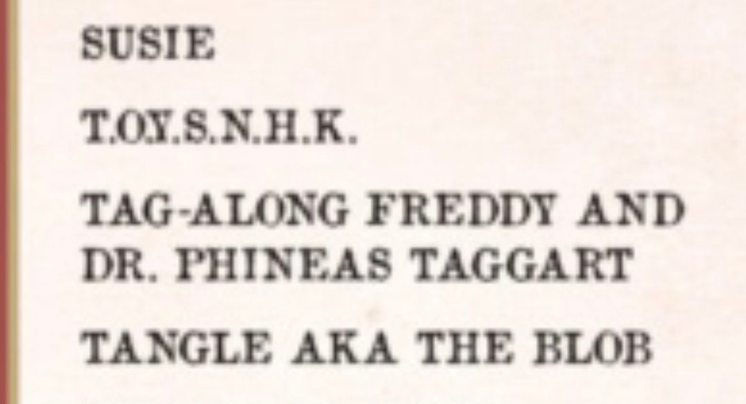 illcaf's tweet photo. Meanwhile Cliffs/Tagalong Freddy and PHINEAS TAGGART are crammed together on one page 

Move aside Phineas inventor of the Stitchwraith, for Shelly's project is priority 1st class https://t.co/PWDHXRPdmM
