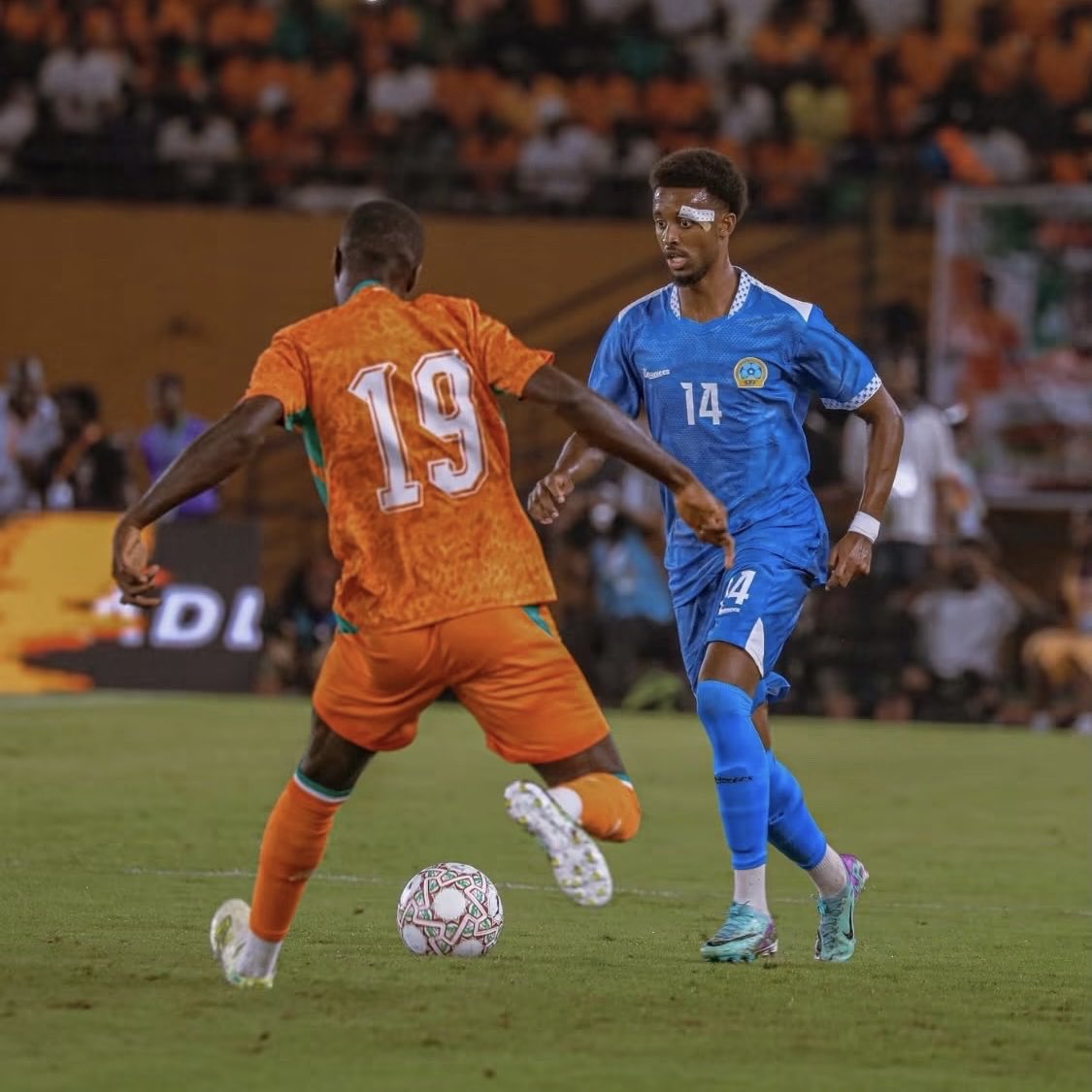 Abdisharif01's tweet photo. Two tough games, a lot to learn from. Always an honour 🇸🇴💙 https://t.co/R6TAv39wjL