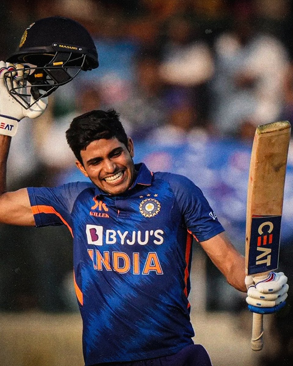 cricinfo's tweet photo. Hyderabad: 208 (149). Guwahati: 223* (133). Shubman Gill’s double-century trail continues 💫 https://t.co/kFjlvjfLPL