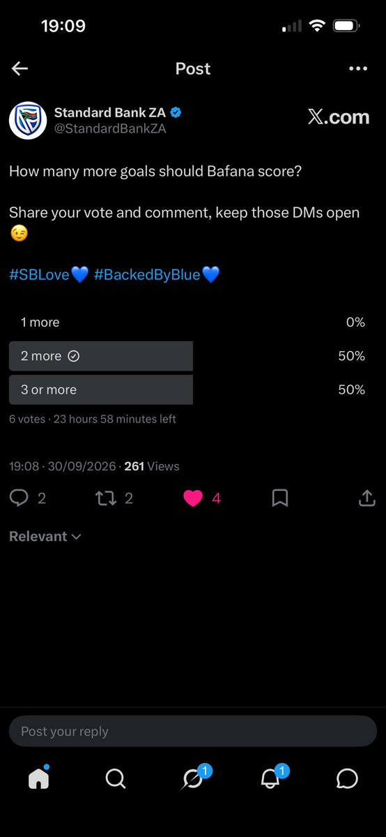 msmo_kenzie's tweet photo. @StandardBankZA 2 more goals would be great ⚽️🇿🇦🇿🇦🇿🇦

#SBLove💙 #BackedByBlue💙 https://t.co/n6Wz02T5jP
