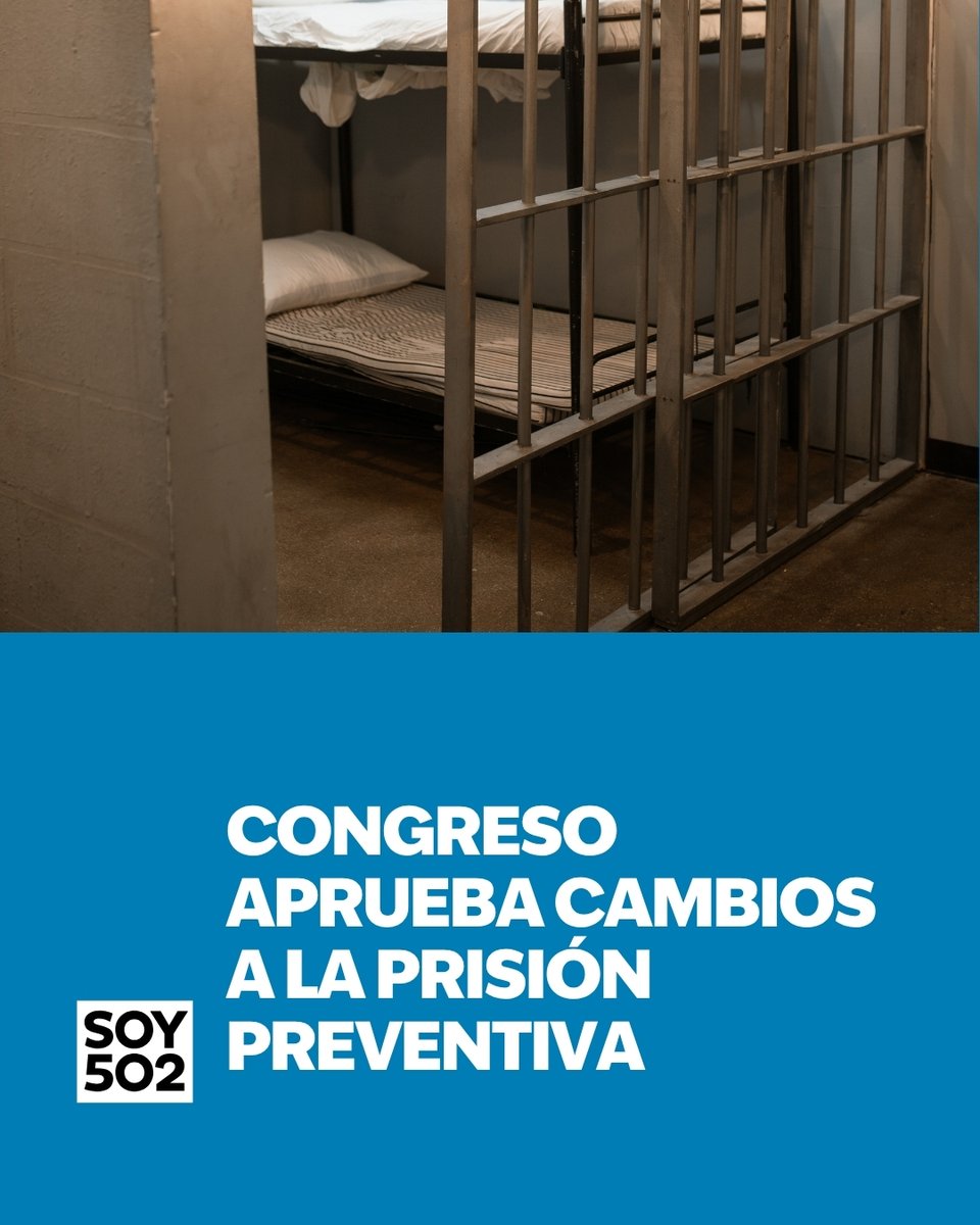 Congreso aprueba reformas que regulan la prisión preventiva y medidas sustitutivas