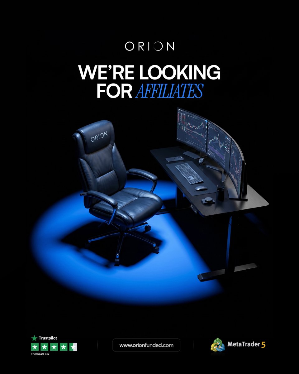 OrionAffiliates's tweet photo. 🚀 We’re looking for AFFILIATES!

Got a trading community or create trading content? Partner with Orion and earn commissions on sales through your code.

Ready to join? DM us with your social profiles and tell us about your audience. 🤝

#OrionFunded #Affiliates https://t.co/FpREirgegd