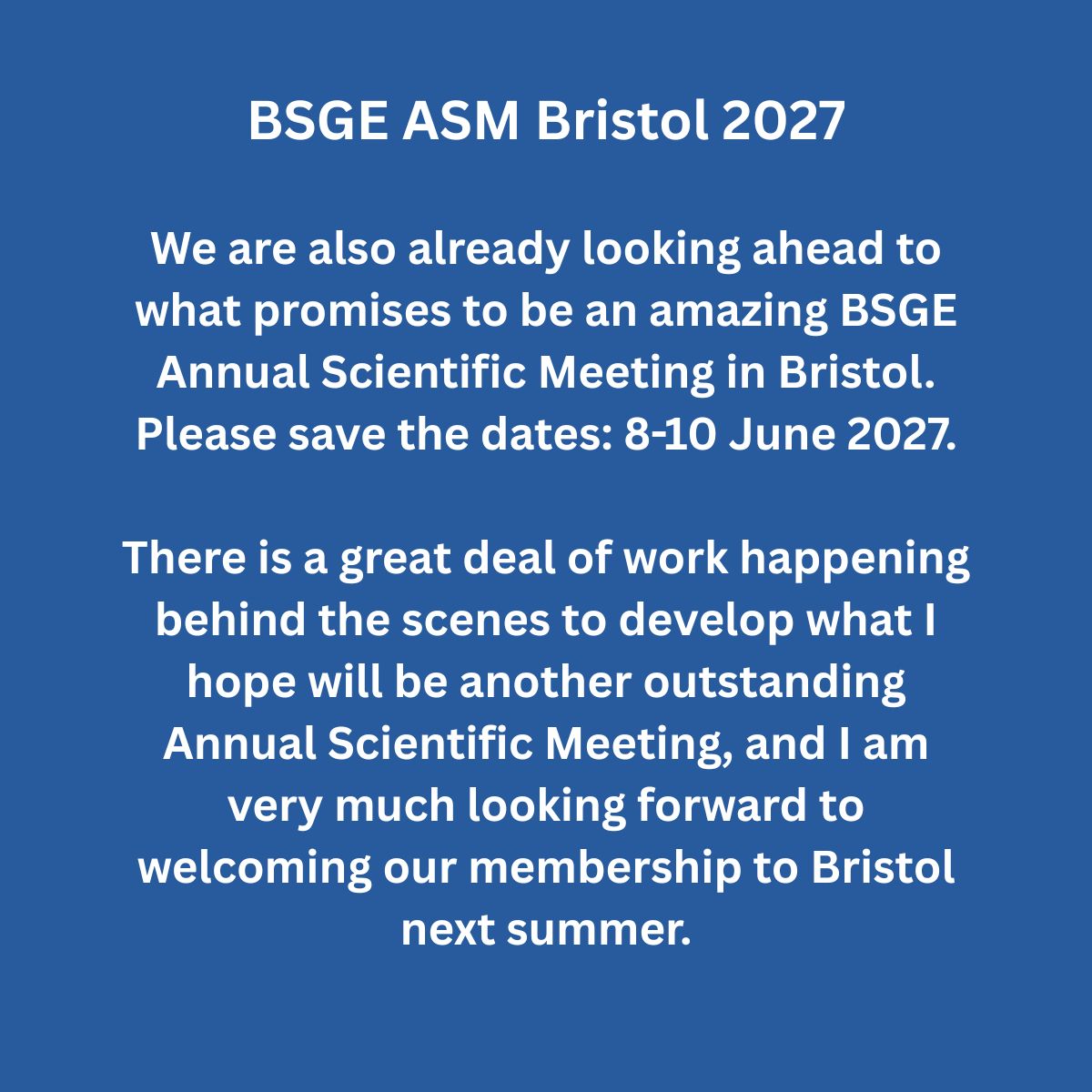 TheBSGE's tweet photo. #BSGE #PresidentUpdate #Gynaecology #Endoscopy https://t.co/LgezoWy1ov