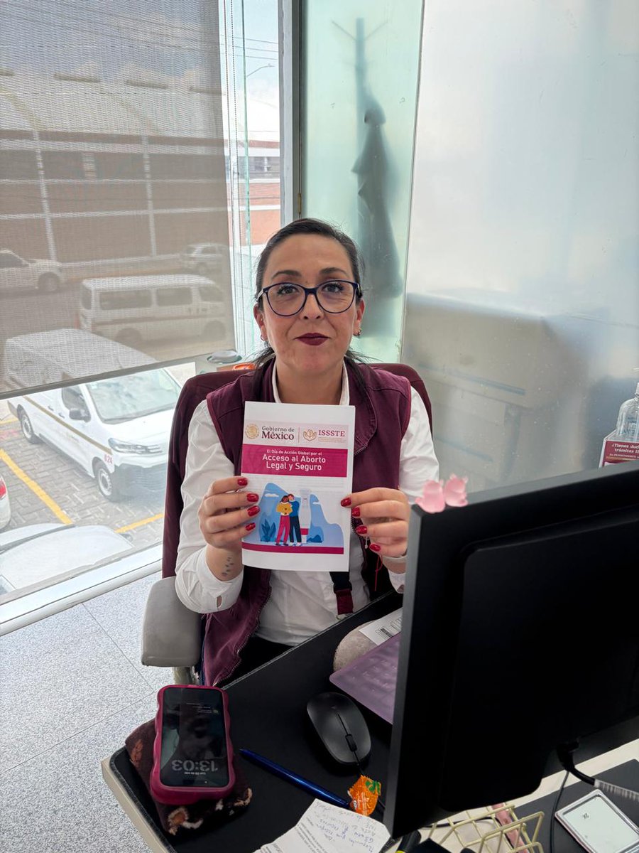 IsssteEdomex_'s tweet photo. Con motivo del Día de Acción Global por el Acceso al Aborto Legal y Seguro, brindamos información y capacitación a nuestro personal en la Representación Estatal. 💚✨

Promover un servicio informado, con perspectiva de género y enfocado en el respeto https://t.co/XCVkBT538G