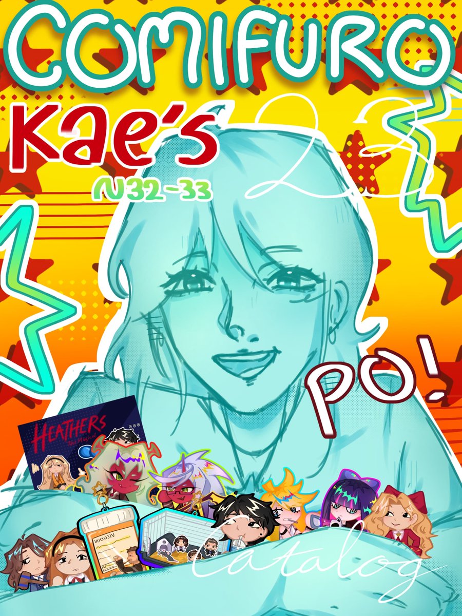 vaekaede's tweet photo. 🦈 Kaede’s CF23 PO Batch 1 ! 

🕙 PO period: 1st - 6th Oct
🌈 BOTH DAYS! Pick-up ✔️ Mail after cf! 
🦆 PO &amp; OTS available !
🎵 Booth: Undentified Magic Seals N32-33

https://t.co/wblPifvaMW…

Musicals (heathers, mean girls, rtc), House MD, PASWG 

#cf23 #CF23catalog https://t.co/fxtMj9iJuM