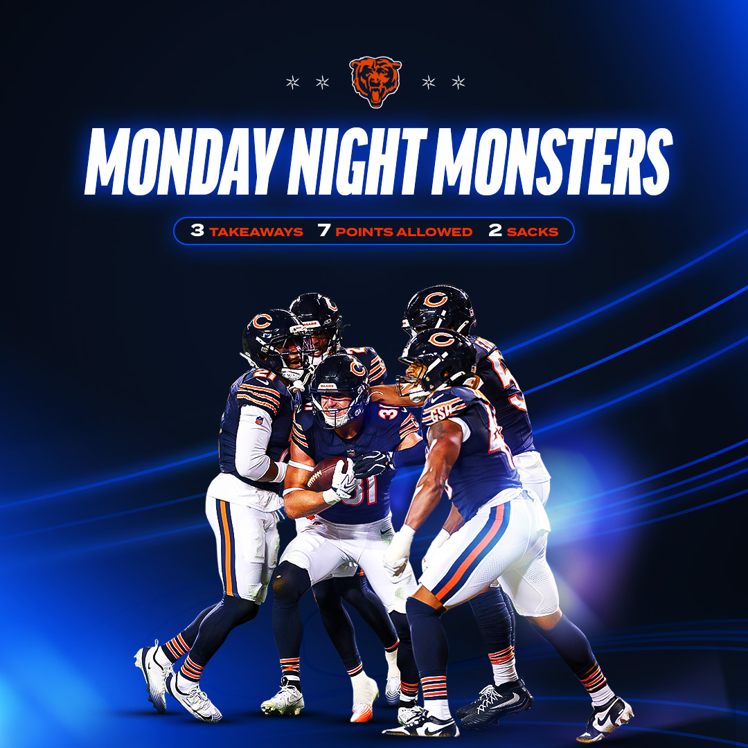 ChicagoBears's tweet photo. Defense showed out 😤 https://t.co/agBE0cHpds