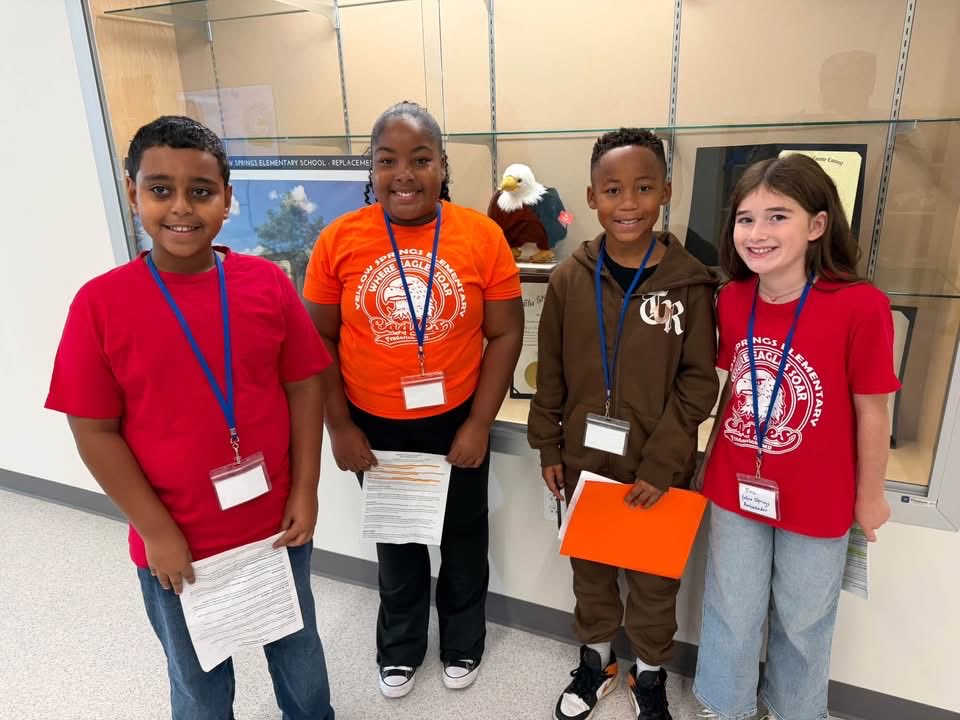 FCPSMaryland's tweet photo. This morning, we celebrated the dedication of the new Yellow Springs Elementary School building - a special milestone for our students, staff, families, and entire school community.

The ceremony was a wonderful opportunity to reflect on the journey that brought us to this moment. These students now have a new space to learn, grow, and make memories for years to come.