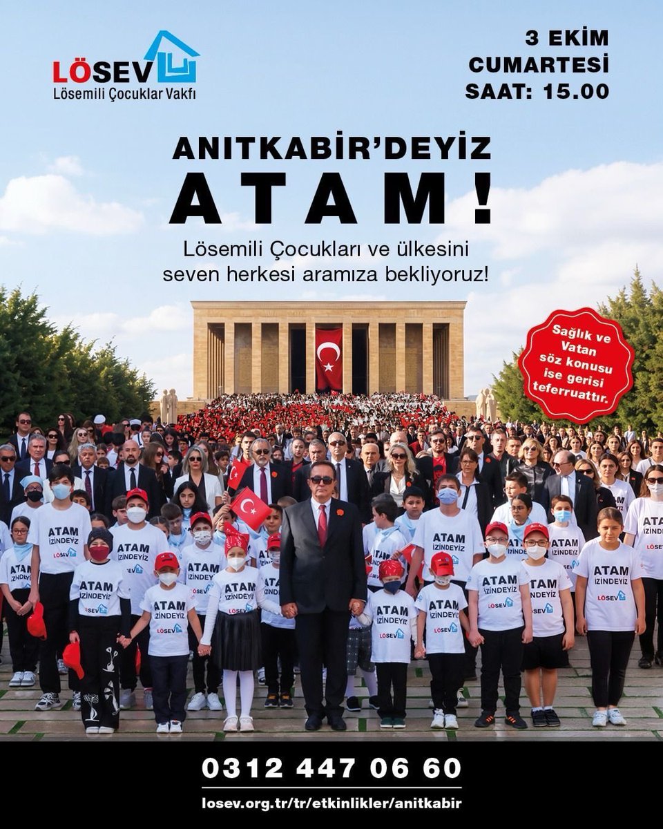 ebattal78's tweet photo. #3EkimdeLÖSEVleAnıtkabirde
 Hepinizi Bekliyoruz https://t.co/c1K0c0PyEx