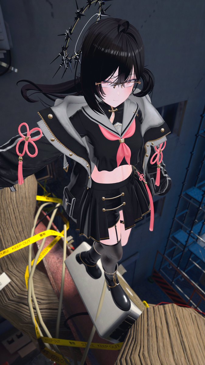 Ro_orro's tweet photo. #Shinano3D #VRChat https://t.co/jU255FXJsT