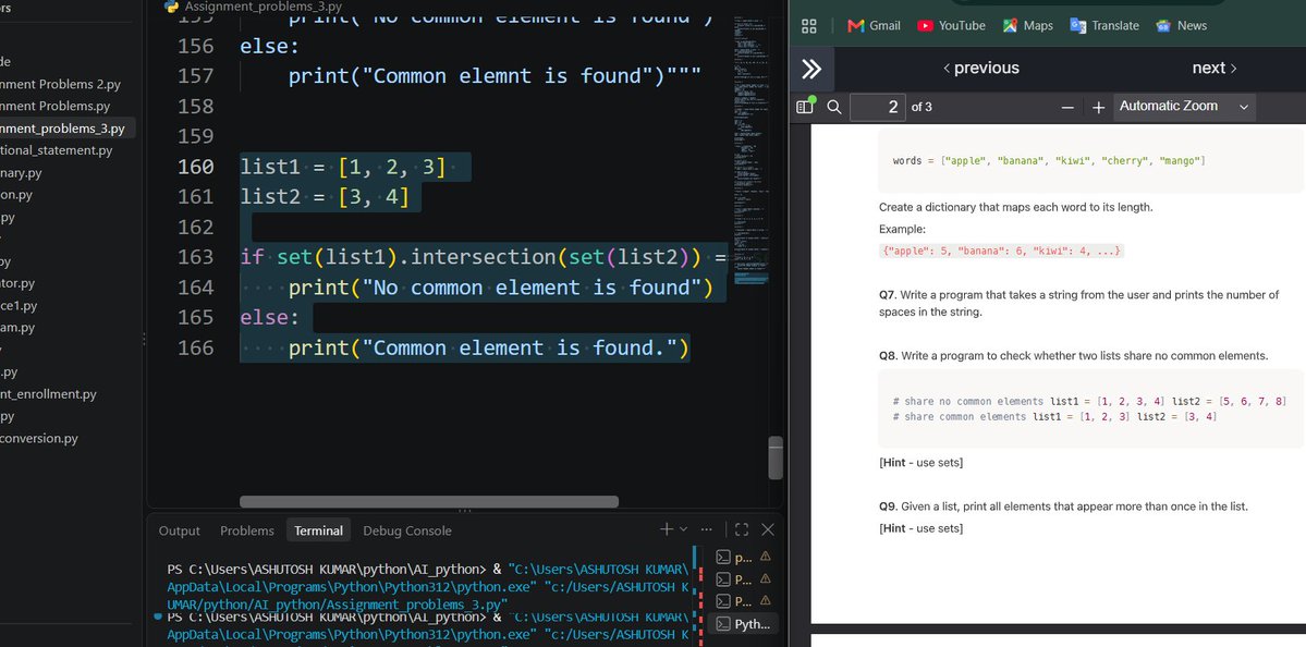codeak07's tweet photo. Day 32 🚀
Today I completed Python practice questions and prepared notes on pattern programs in C.
Focused on improving my logic and strengthening the fundamentals. 💻🧠
Learn. Practice. Repeat. 🔥
#Python #CProgramming #CodingJourney #100DaysOfCode #CodeAK https://t.co/B6TkfXvzmA