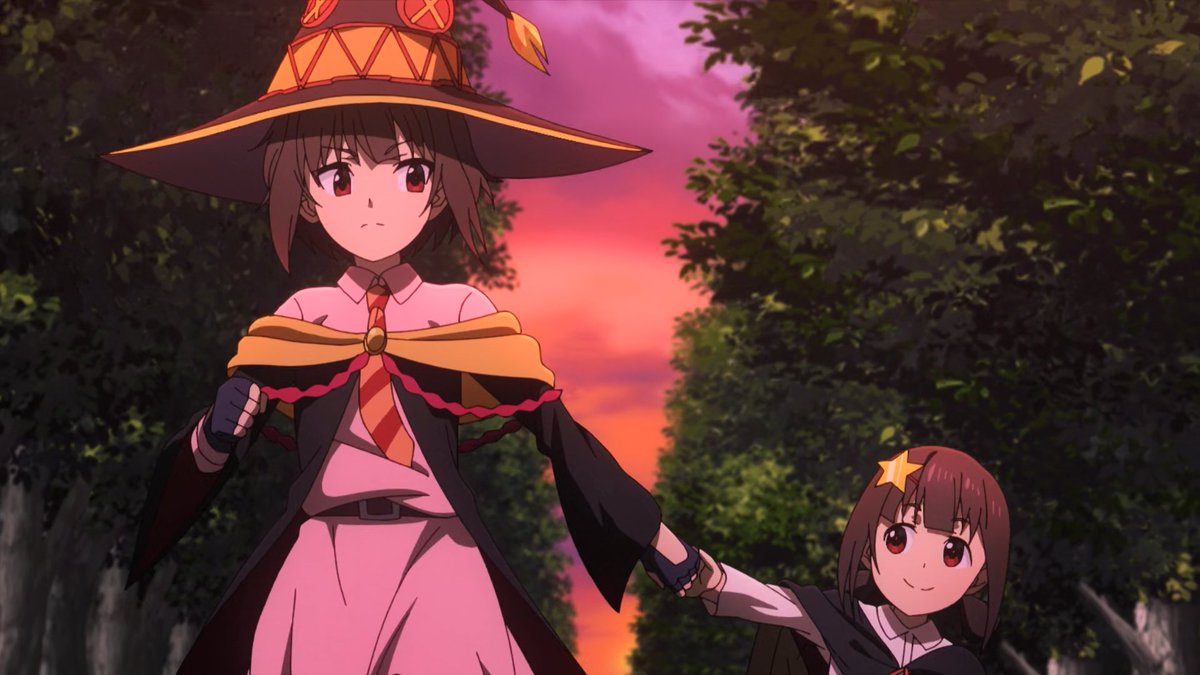 Yomigaerini's tweet photo. i wish had a lil sister like megumin https://t.co/RPlN5LrJXc