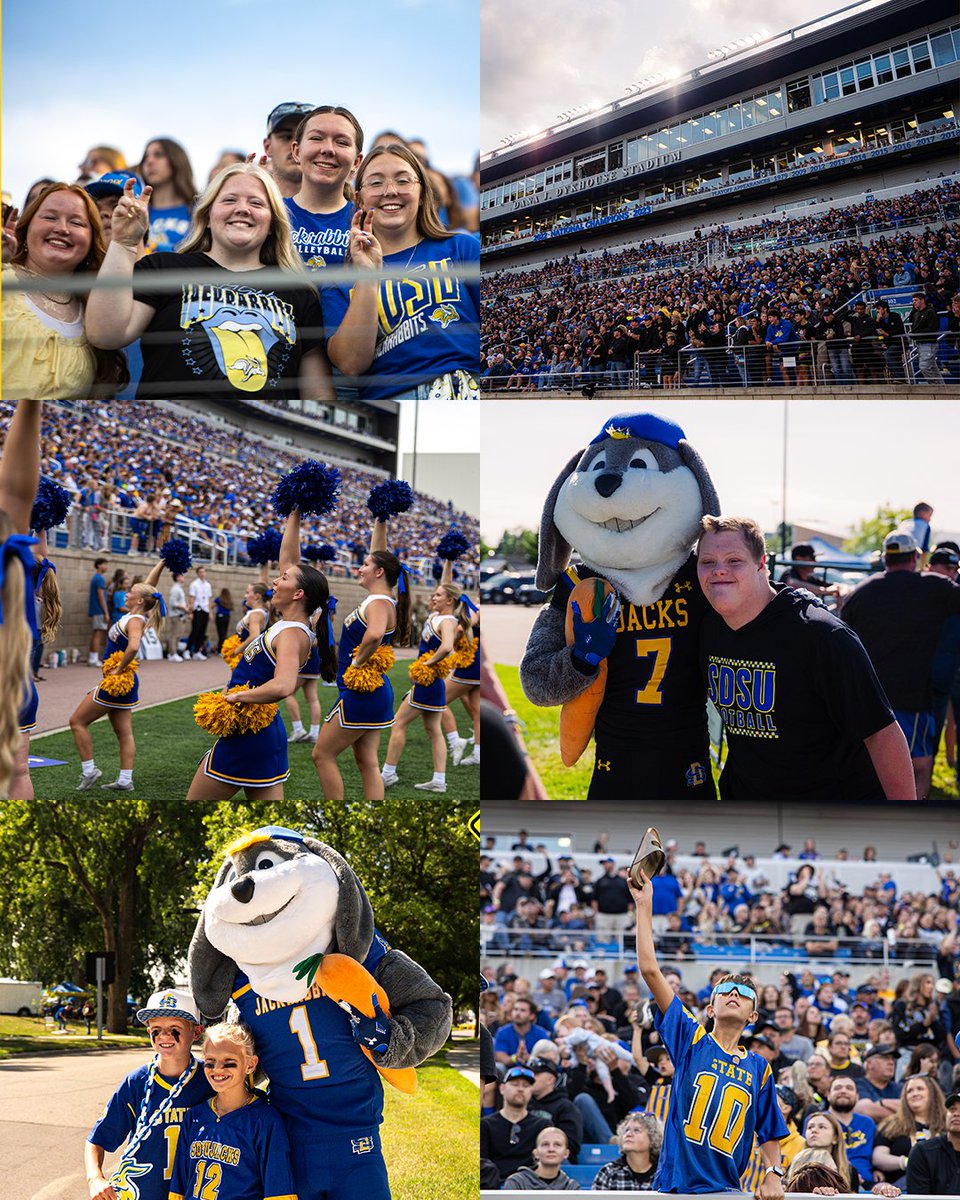 GoJacksSDSU's tweet photo. Two. 
Two home.
Two home games.
Two home games in.
Two home games in October. 

LIMITED SEATS REMAINING 👏

Oct. 24 vs. Murray State » Hobo Day
Oct. 31 vs. South Dakota » Interstate Series

🎟️ » https://t.co/1axp0Te0Ue

#GoJacks 🐰 https://t.co/uVUAq3t0qK