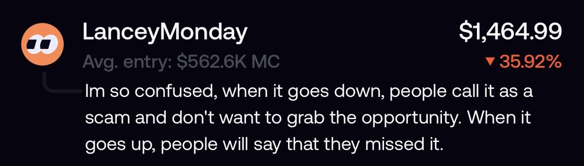 ruralvalidsnake's tweet photo. Sharing some of my Fomo rewards back with the community. 🤝💚

I’ll be randomly picking robinhood:0xfad17d7cc41d9c9ca4a459da798a4446dd217974 holders who have posted a genuine thesis or thoughts about the project and sending them $100.

It doesn’t matter if you hold a lot or a little. Holding more does not increase your chances.

I want to hear what you actually think about Potatchi. The good, the bad, what you like, and what you think we could improve. 🥔

If selected, the $100 is yours. What you do with it is completely up to you

Who’s next? RT + 💚 Comment your @fomo username. ⬇️