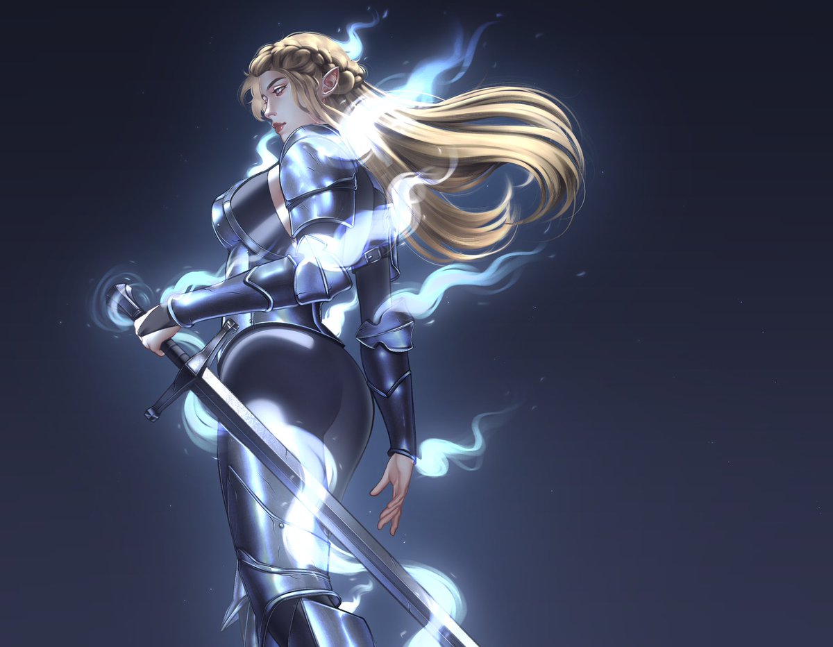 valkyriesflame's tweet photo. “DE JEITO NENHUM ELA PERMITIRIA QUE AQUELA CRIATURA A COLOCASSE DE JOELHOS NOVAMENTE.”

Art by: kvaksha | comm by me &amp; @umavidaembroch1 https://t.co/uaGe5Tv9q3