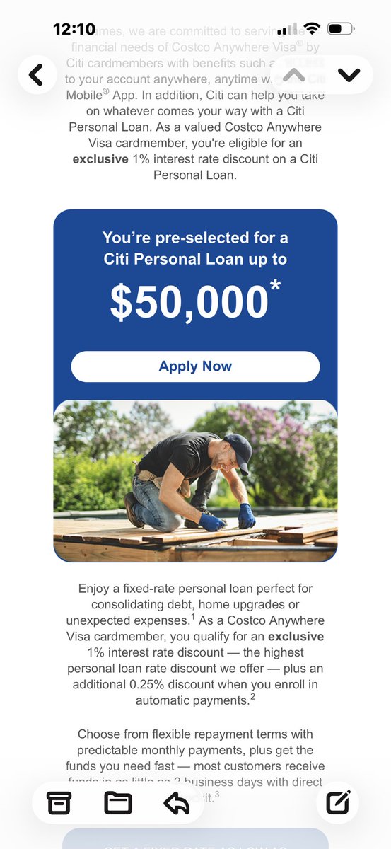 CorkySwift2's tweet photo. Do you know anyone who is stupid enough to take out a $50,000 loan out on a credit card. https://t.co/cb1ZQpA8fl