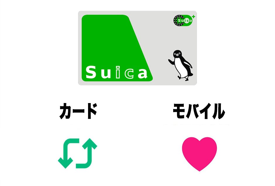 humei_666's tweet photo. みんなはSuicaどっち使ってる？
『カード』『モバイル』 https://t.co/VM1YYFN8FO