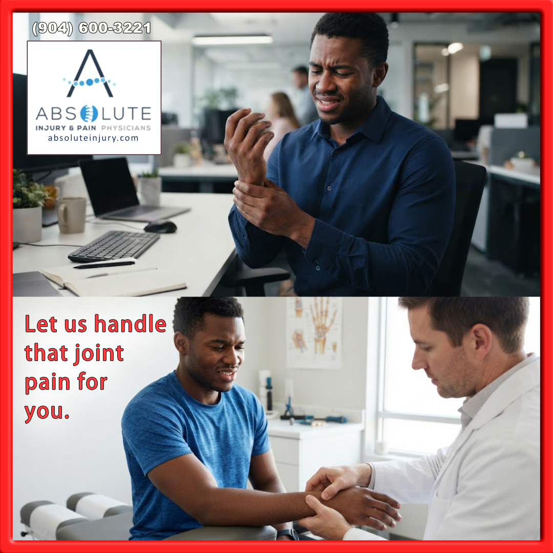 AbsoluteInjury2's tweet photo. End joint pain. Our expert care targets the root cause for lasting relief. Book your adjustment today.

Give us a call or come see us—we can help.
https://t.co/RpHyWANC8i https://t.co/cUkiLX2jH8