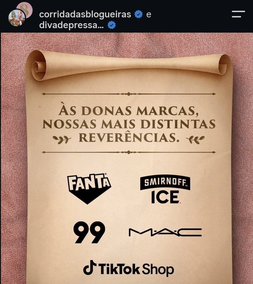 luancarlus's tweet photo. uma bebida? fanta.
um drink? smirnoff ice.
um app de corrida? 99.
uma marca de make? MAC.
uma loja online? tiktok shop. https://t.co/fTCs237A3f