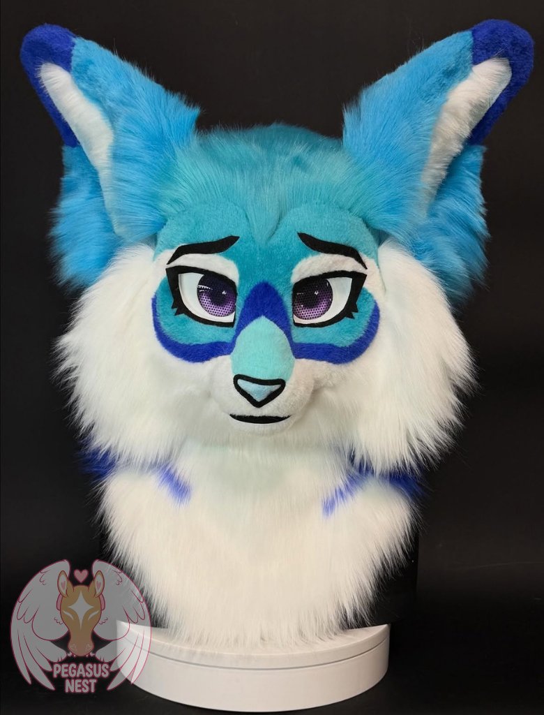 pegasusnest's tweet photo. Commission complete!Fursuit partial
Excellent breathability
Fits heads up to 23» in circumference
Plastic teeth
Soft lips
Moving jaw!
Plush nose
Plush tongue on velcro
VERY soft and furry fur!
A comfortable, plastic base!
#fursuitmaker #fursuitfriday #fursuitpremade #fursuithead https://t.co/gckTAllp2B