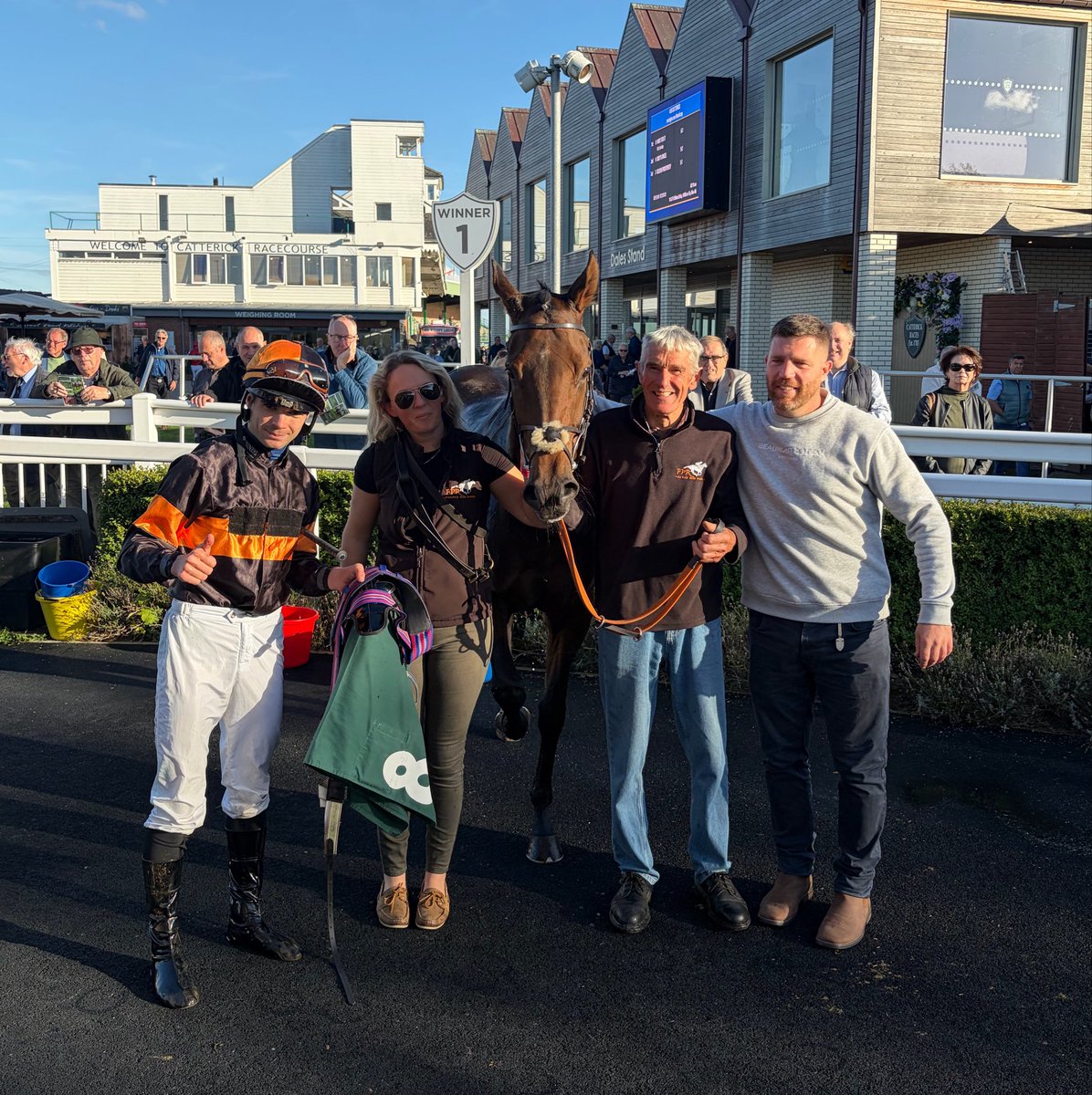 CatterickRaces's tweet photo. WAIT FOR IT and Billy Garritty win the https://t.co/zOTV62jjrI Handicap Stakes for Liam Bailey and @FoulricePRacing - congratulations to all connections! https://t.co/yoQJhxXvDg