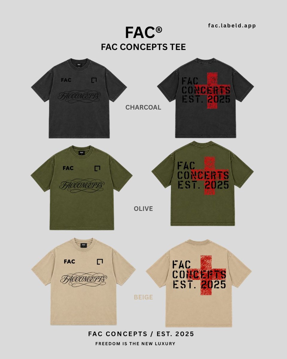 facconcepts's tweet photo. FAC CONCEPTS. 

Same vision. 

Different paths. https://t.co/yyUq45lBDR