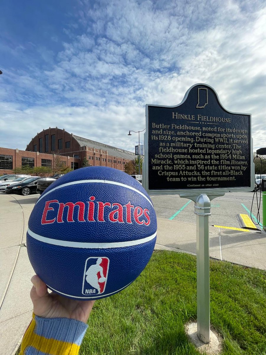 VisitIndy's tweet photo. TOMORROW, find one of five basketballs = win two tickets for the @Emirates @NBA Cup Championship at Hinkle Fieldhouse. Follow here for all the details tomorrow at 9am/ET 👀 https://t.co/SLiU33W1uK