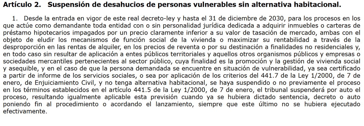 sarv66's tweet photo. Basta con leer el art. 2.1 del nuevo RDL de vivienda para saber que es una Ley que acaba con la seguridad jurídica y va a ser fatal para el mercado de alquiler. Y es que NO SE ENTIENDE. Sigo en hilo https://t.co/m6Fquv5sbp