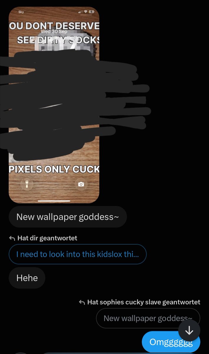 urG0ddessS0phie's tweet photo. Some loser made my pixelated sock their wallpaper lol
#censoredforbeta https://t.co/fc5g05jV3V