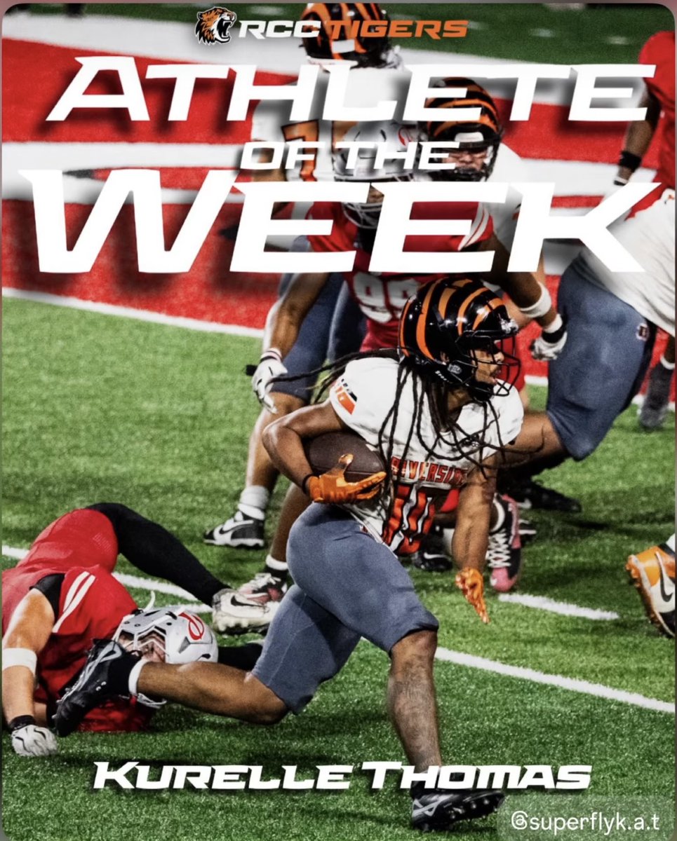 KurelleT's tweet photo. Riverside’s Athlete of the week with 4 Touchdowns in 3 quarters and 3 of the TDs in the 1st half. #ThisIsRCity https://t.co/oRZJbit7q2