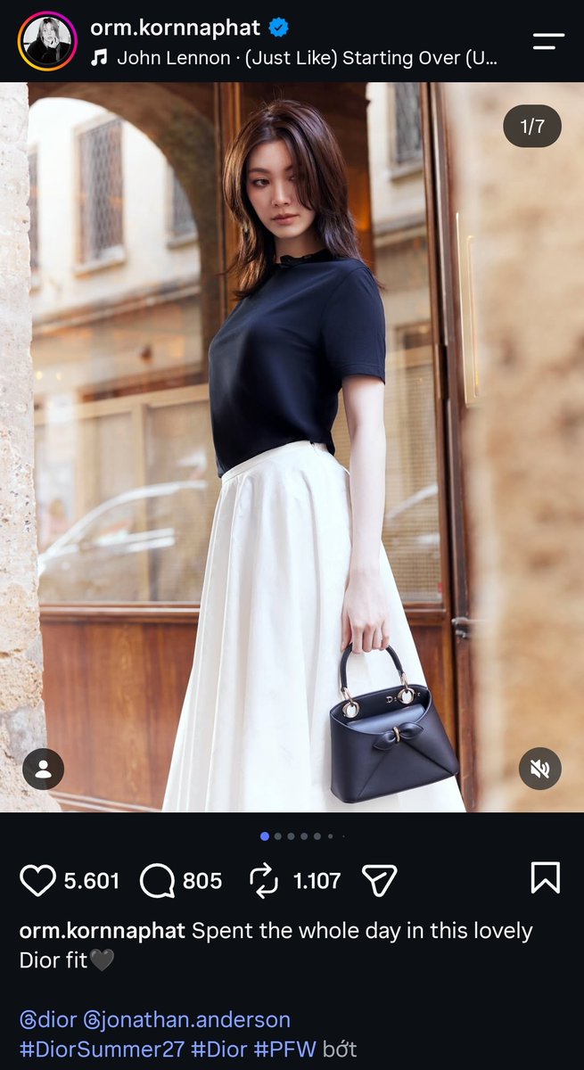 BellaS2Tae's tweet photo. Hẹn hò ở Paris đồ huhuhu

#LingOrmDiorSummer27  
#LinglingKwong #OrmKornnaphat  
#LingOrm #Dior #DiorSummer27 #PFW https://t.co/g9KyNdXTp9