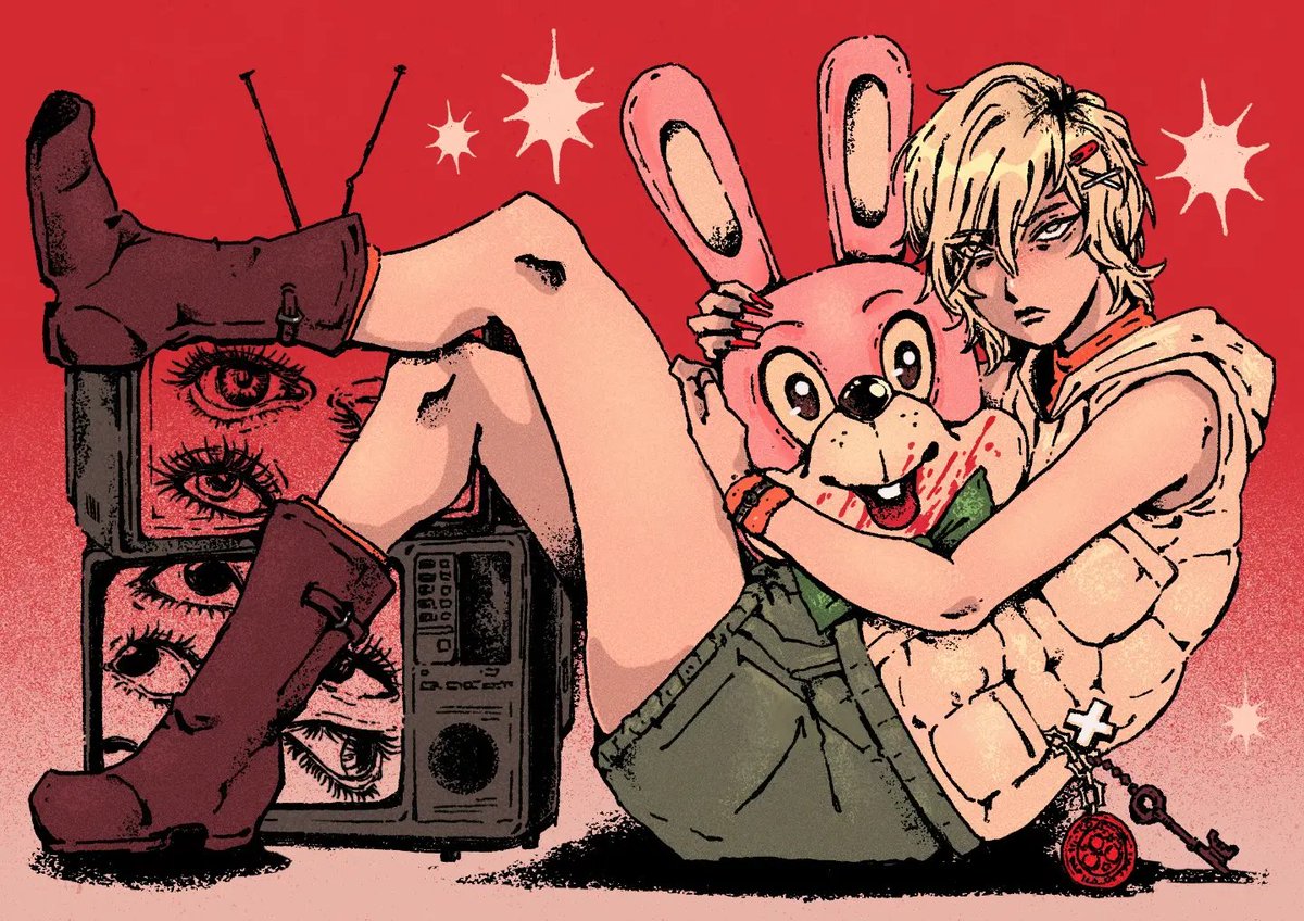 _mythir's tweet photo. A letter to my future self, "am I still happy?"

Its october... time for cozy horror games. #silenthill #fanart #horror #art https://t.co/xsvUTeTZ6l