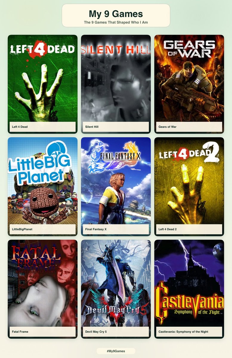 silenth1ill's tweet photo. me &amp; my 9 games :P https://t.co/zV4Vh1ourP