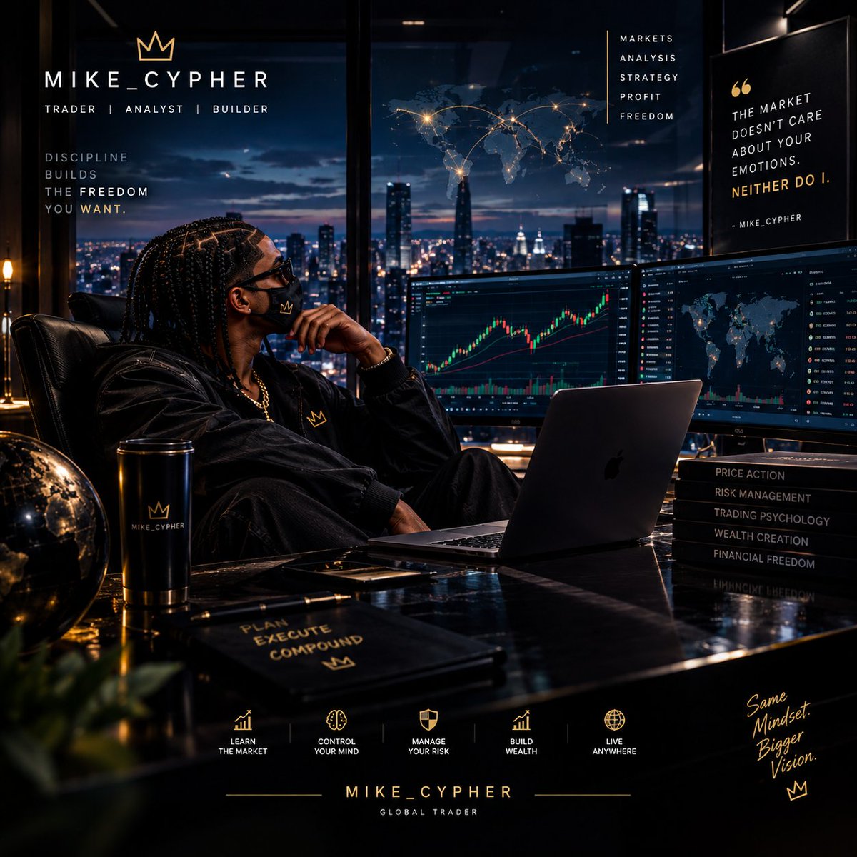 MIKE_Cypher29's tweet photo. @MIKE_Cypher29 
Feels so good to be back. 🔥 The energy, the mindset, the grind  everything just hits different. We’re back, and this time we’re moving with a bigger vision. 🖤👑📈 https://t.co/dBJPdNCfUx