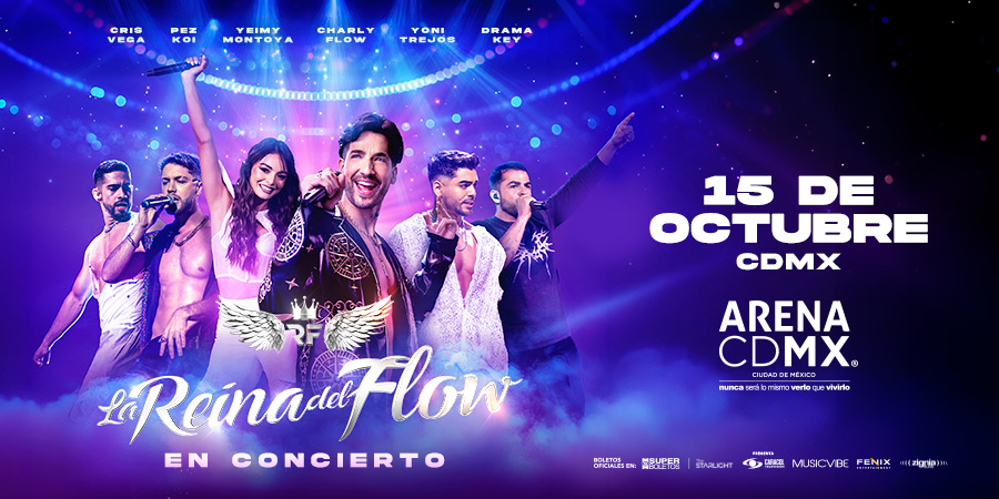 SuperboletosMx's tweet photo. ¡Que se sienta el flow! 🔥

Yeimy Montoya llega con el elenco de La Reina del Flow a la #ArenaCDMX 👑

¡Prepárate para cantar a todo pulmón los éxitos mas grandes de la serie!

https://t.co/NeAwiRz8U3 https://t.co/LWpKm6CqyE