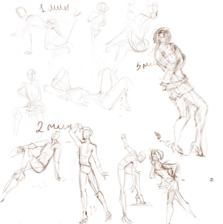 vvcfliegen's tweet photo. some gesture sketches. drawing this was really meditative #art #sketches https://t.co/00wW8fcpoM