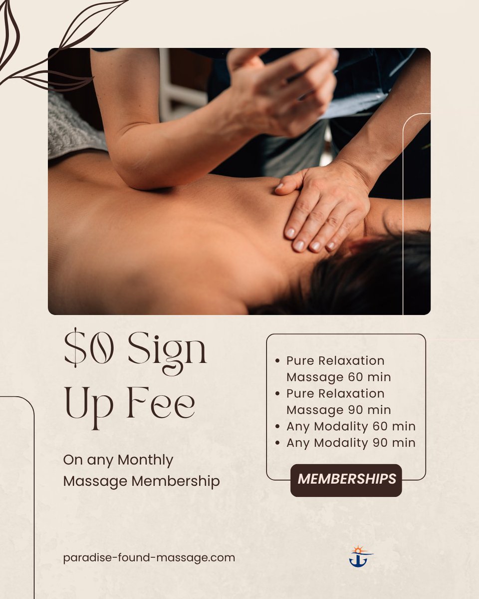 pfoundva's tweet photo. Join today with a $0 sign up fee! 🎉
Because your muscles deserve it… and your wallet does too. 😉
⏰ Offer ends tonight! Don’t miss it!
https://t.co/mNAVzU77nE

#monthlymembership #massagemembership #nosignupfee #savings #relax #spadiscount #treatyourself #virginiabeachspa https://t.co/NePucEVaGD
