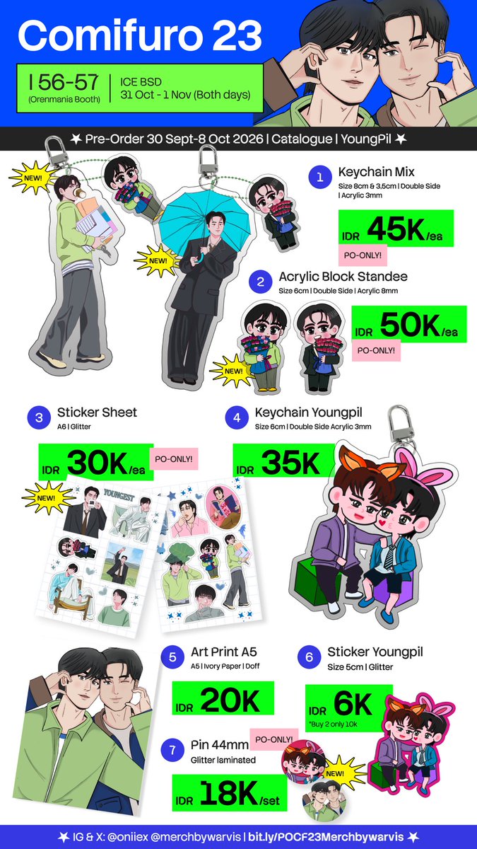 oniiex's tweet photo. Day6 Youngpil Youngk Wonpil Ruhana #tingmeen yeline yejun hamin 

Clearance sale!
(3/3)

#CF23 #comifuro23 #clearancesale https://t.co/GN8YRNfKHO