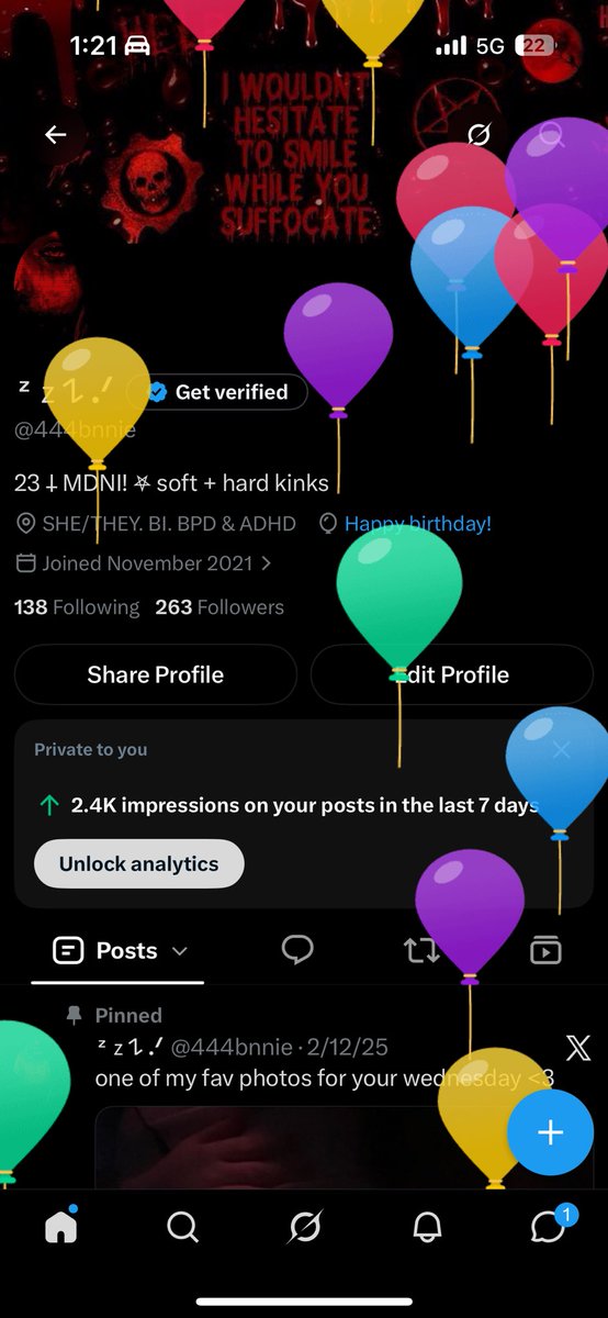 444bnnie's tweet photo. its my birthdayyyyy https://t.co/SEVEMdZhHM