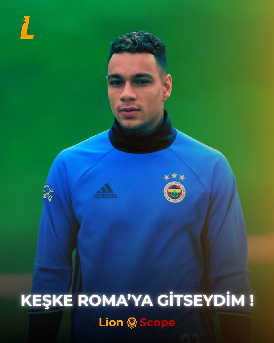 LionScopeMedia's tweet photo. 🚨 Gregory van der Wiel:

“Fenerbahçe’ye para için transfer oldum. Çabuk para kazanmak istedim. Roma da beni istemişti, keşke oraya gitseydim.”

#Fenerbahçe #VanDerWiel #SüperLig https://t.co/cTlNAcW1ro