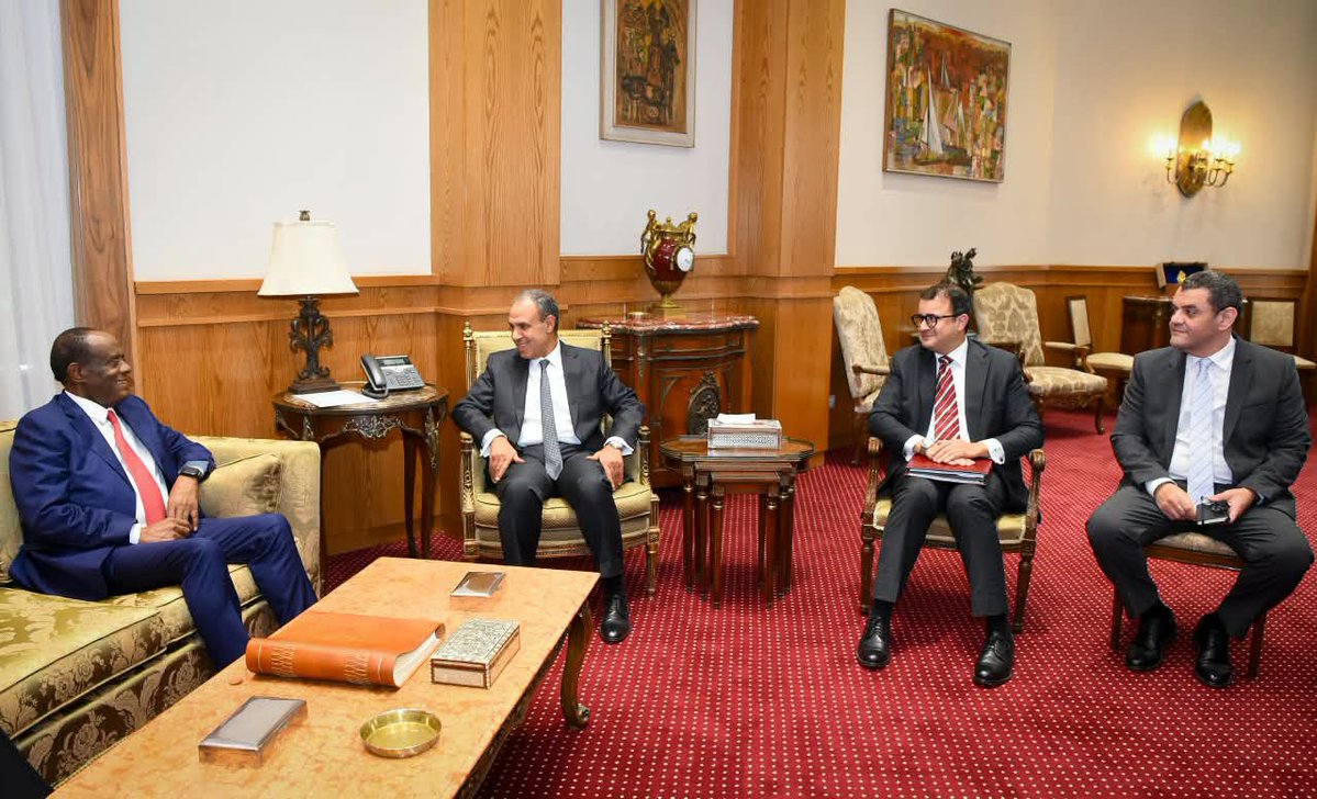 hawelti's tweet photo. #Eritrea's senior delegation composed of Mr. Hagos Gebrehiwet, Head of Economic Affairs; and, Mr. Nesredin Mohammed Saleh, Minister of Trade and Industry,  today met in Cairo with Dr.  Badr Abdellaty, Eygpt's Minister of Foreign Affairs, International Cooperation and Expatriates; and, with Lieutenant General Kamel El-Wazir, the Minister of Transport, respectively, for extensive talks on bilateral and regional matters.    

In this regard, the two sides assessed progress achieved to-date in the sectors and areas of mutual bilateral cooperation and exchanged views on next steps. 

Specific themes addressed in the extensive discussions include: enhancement of investment and trade on construction equipment and materials; medicaments; agricultural produce; marine resources; and, maritime transport.