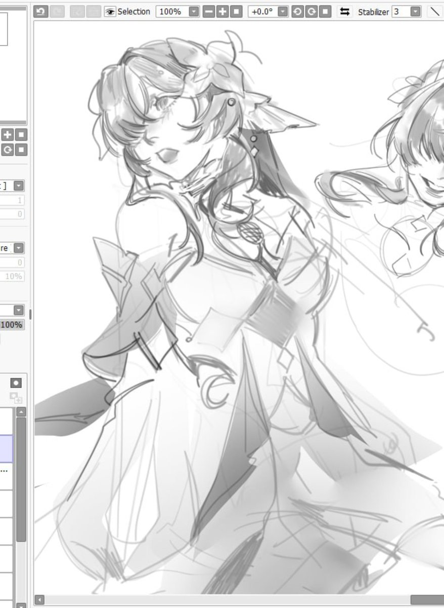 sutoujuku's tweet photo. old sketch 
vodyanitsa https://t.co/D9SIBLMVSw