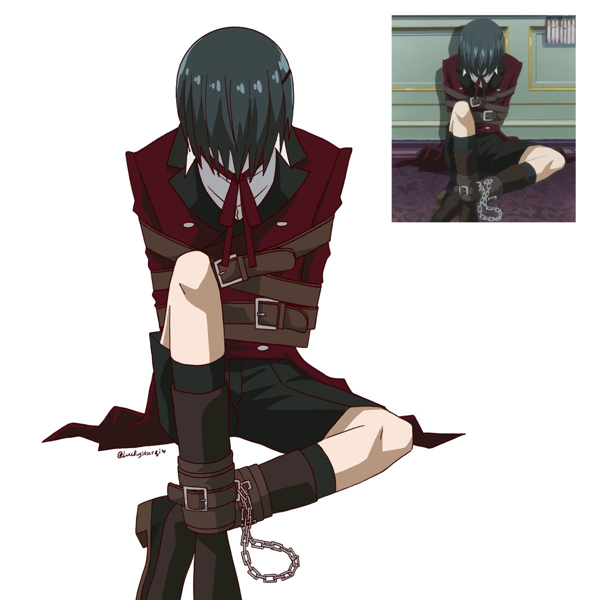 Luckystarqi's tweet photo. Belts♥︎
#黒執事 #blackbutler https://t.co/6Le8vXaESA