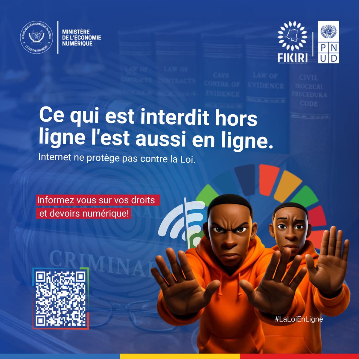 mabubunicolas's tweet photo. Ce qui est interdit hors ligne ne devient pas automatiquement permis en ligne. Internet n’efface ni les droits des victimes ni la responsabilité des auteurs. Utilise les outils numériques pour créer de la valeur, pas pour tromper, voler, menacer ou nuire. https://t.co/NyaZCWfwfy