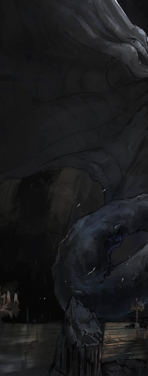 CcrawlerArt's tweet photo. Despair, you have encountered the False Dragon. https://t.co/jhLRcva5GF