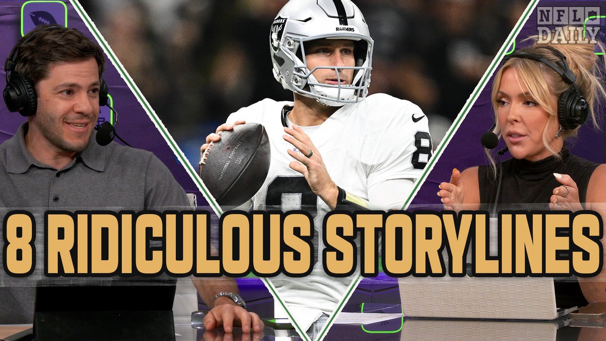 greggrosenthal's tweet photo. Tuesdays with @ColleenWolfe is a delight. Gave the Raiders, Jets 2027 draft class and the NFC South some love: 

🎧: https://t.co/CU36tFpfzY
📺 https://t.co/GcR1sFg2Yg https://t.co/IOx9BgKWmU