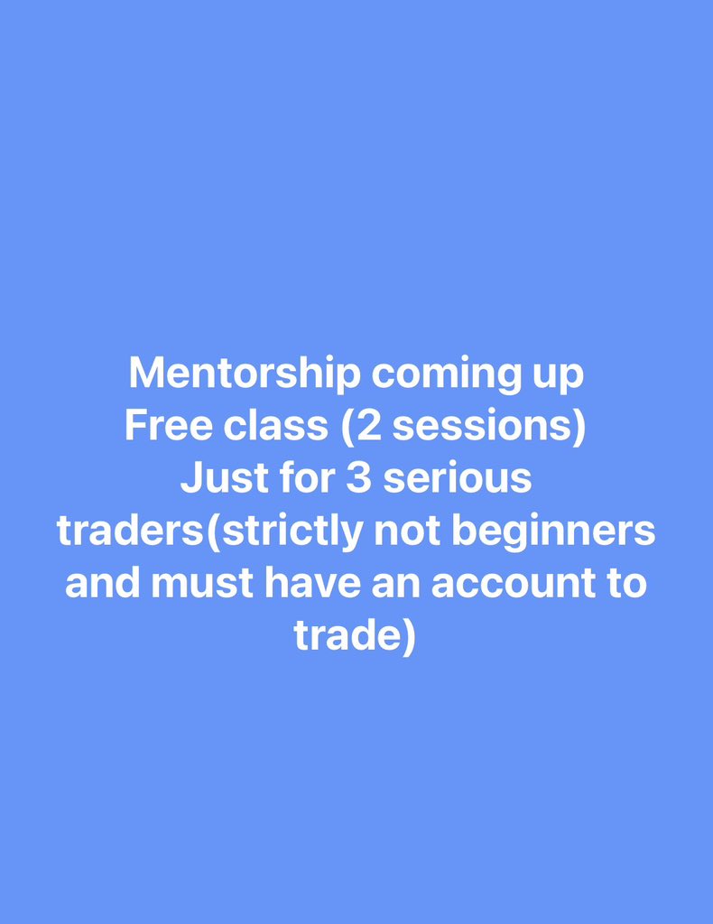 Quoyyum_'s tweet photo. Xauusd
+8rr��
Free mentorship for just 3 students 
Send a dm to secure your spot.💙 https://t.co/cYmevlMoRx