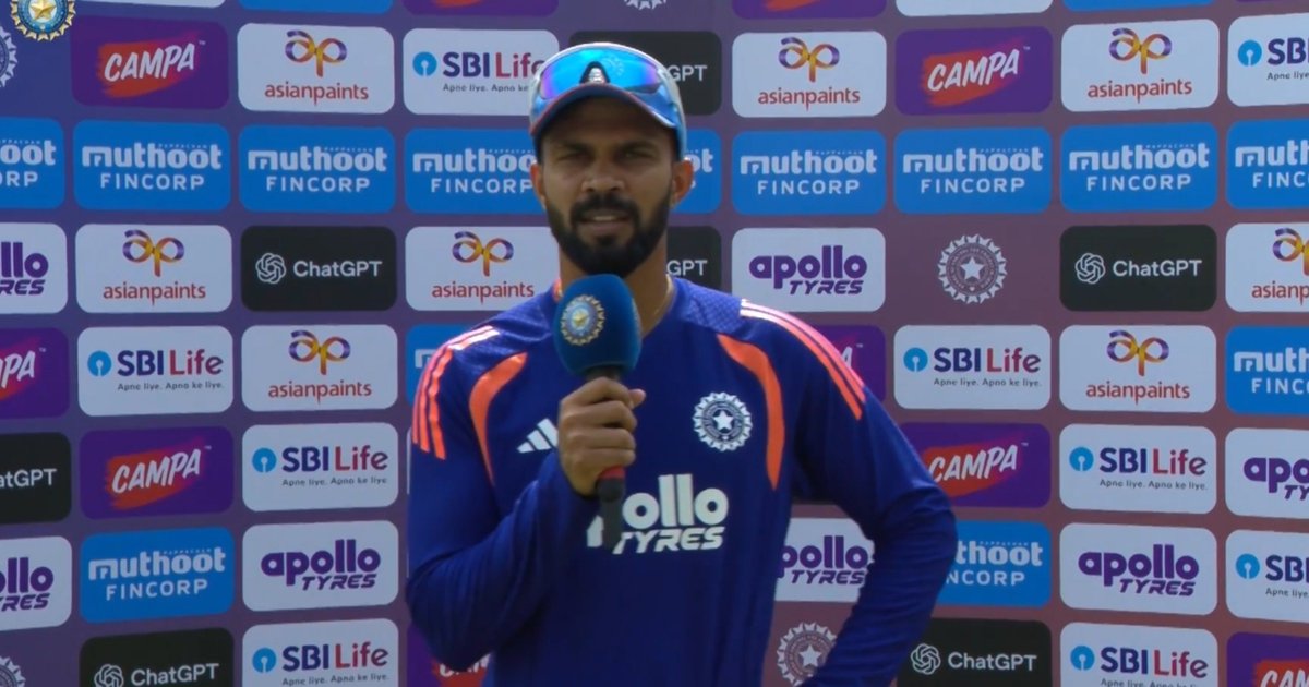 pratyush_no7's tweet photo. Ruturaj 🗣️ — "I was pretty nervous going into the first ODI because it's been a long time since I played for India. So it was really nice to go at the crease and spend some good time.”

(BCCI) https://t.co/oqBnCjwEFF